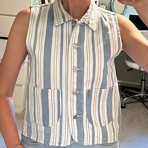 Vintage No Excuses M Denim Vest